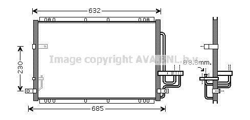 AVA QUALITY COOLING Lauhdutin, ilmastointilaite KA5092